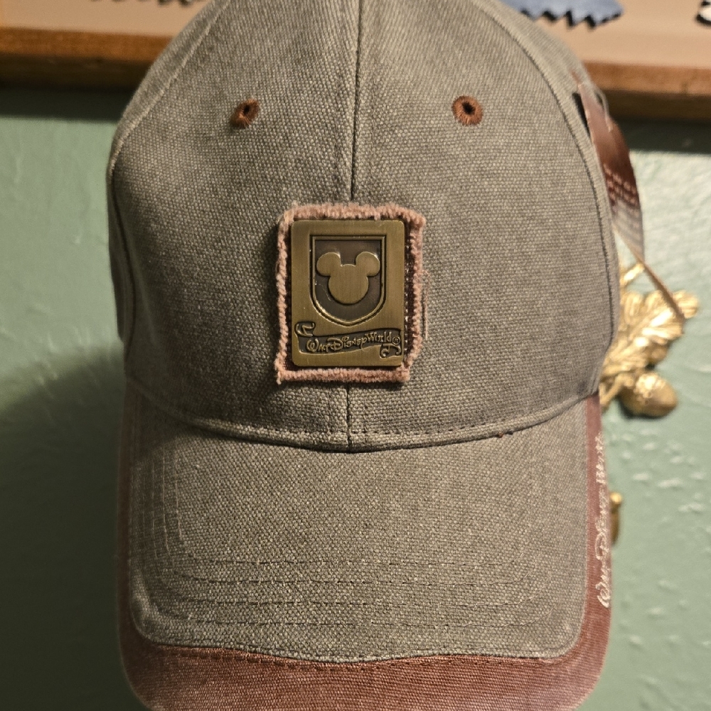 Disney Olive Green Mickey Mouse Hat